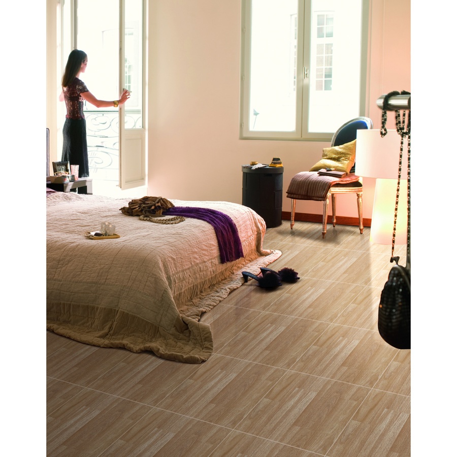 Marbella กระเบื้องพอร์ซเลน 60x60 ซม. wood matt 4276A Satin (4P)