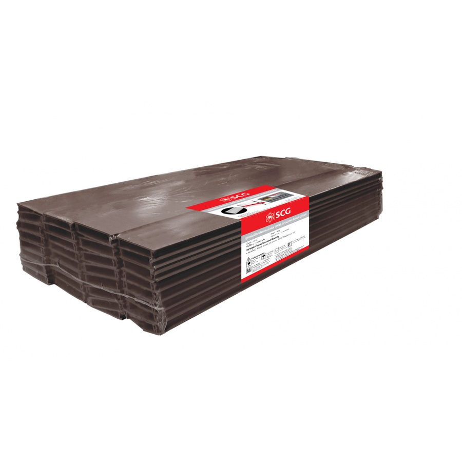 ชุดแผ่นปิดหลังระแนงไวนิลเอสซีจี รุ่นแวลู เซต สีโอ๊ค (1x8x57.5ซม.(60ท่อน)