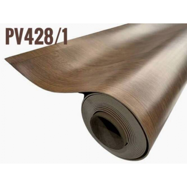 MPI กระเบื้องยาง Platinum Vinyl Floor รุ่น PV428/1 2m.X5m.หนา 2mm.ลายไม้วอลนัท