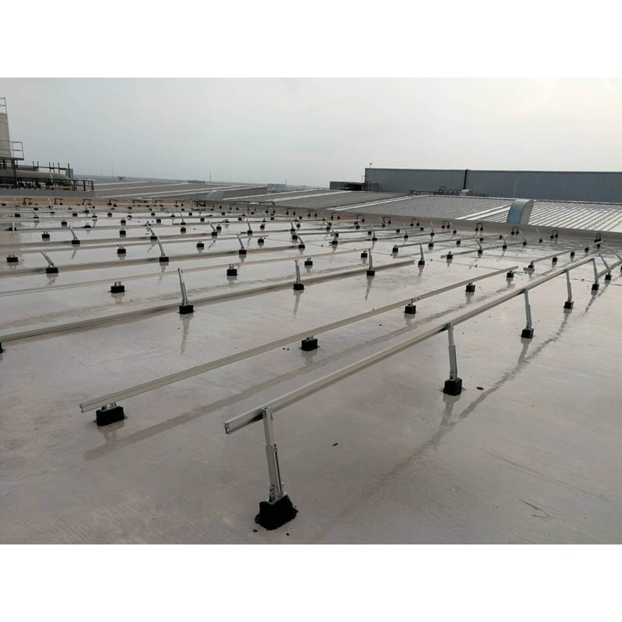 Cleanergy ขายึดรางปรับองศา 10-15 องศา สีเงิน