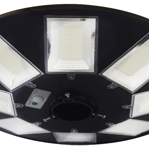 LUMIRA โคมไฟสนาม UFO โซลาร์เซลล์ พร้อมรีโมท 700 W แสงเดย์ไลท์ สีดำ (เฉพาะตัวโคม)