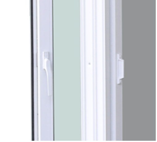 WELLINGTAN PRO หน้าต่างไวนิล บานเปิด 60x110ซม. สีขาว พร้อมมุ้ง