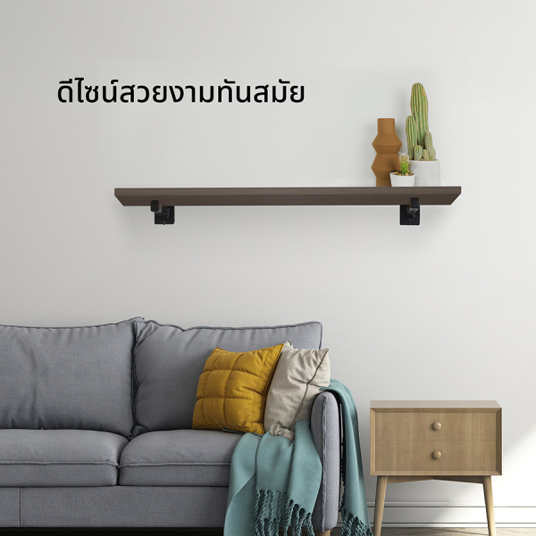DELICATO แผ่นชั้นไม้ รุ่นอแมนด้า ขนาด 29X120X1.6 ซม. สีวู้ดแลนด์โอ๊ค