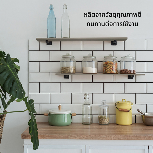 DELICATO แผ่นชั้นไม้ รุ่นอแมนด้า ขนาด 40X120X1.6 ซม. สีเนเชอรัล