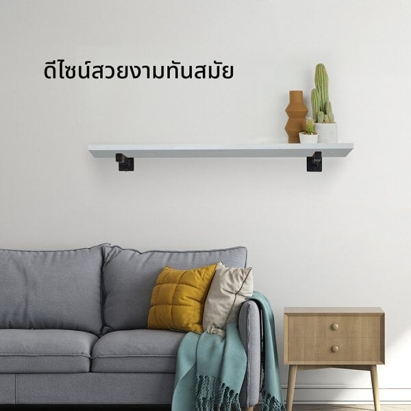 DELICATO แผ่นชั้นไม้ รุ่นอแมนด้า ขนาด 40X120X1.6 ซม. สีไวท์โอ๊ค