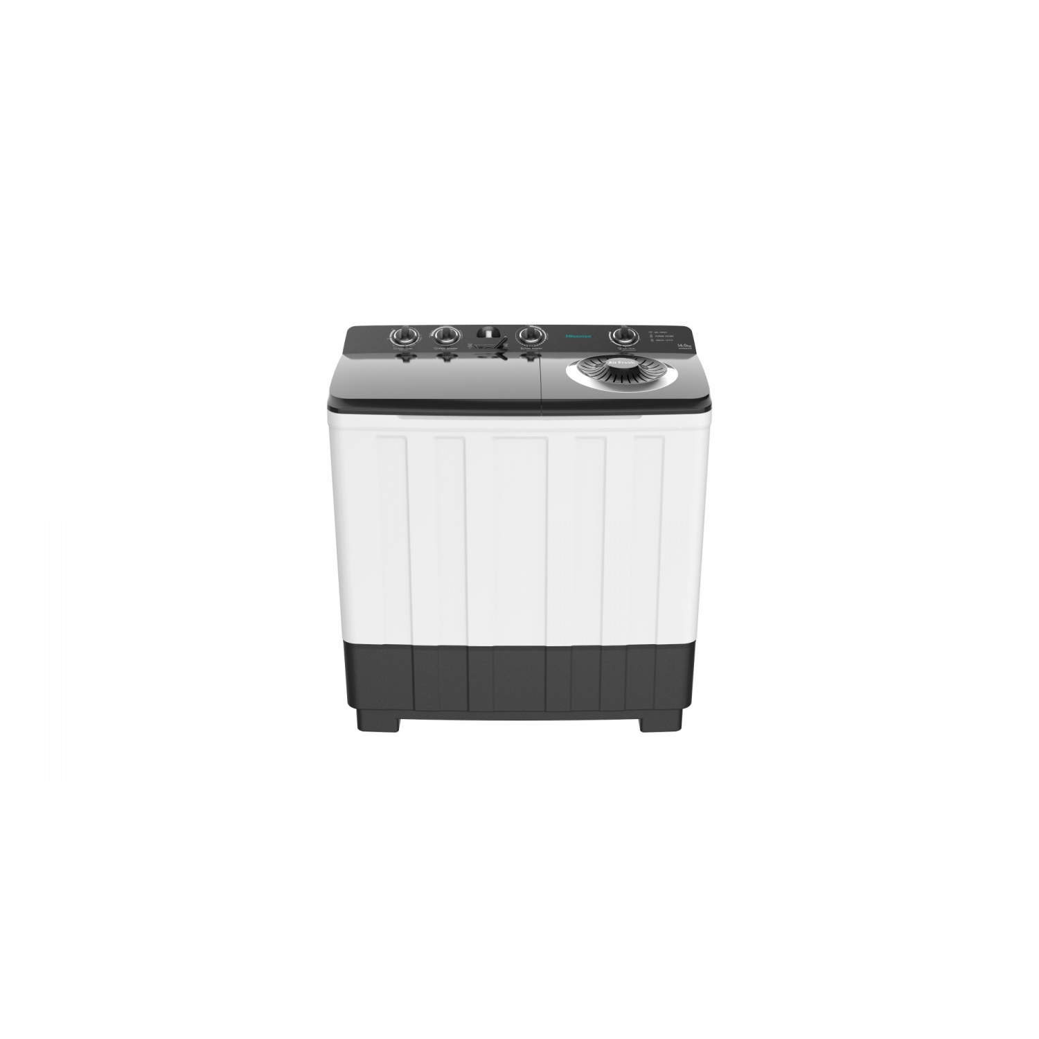HISENSE เครื่องซักผ้า 2 ถัง 18 KG. รุ่น WSRB1813UB สีขาว