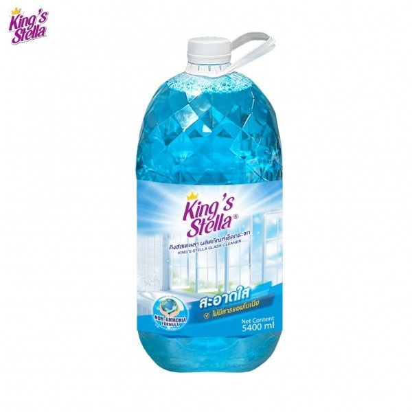 KINGS STELLA น้ำยาเช็ดกระจก กลาส คลีนเนอร์ ขนาด 5400 มล.