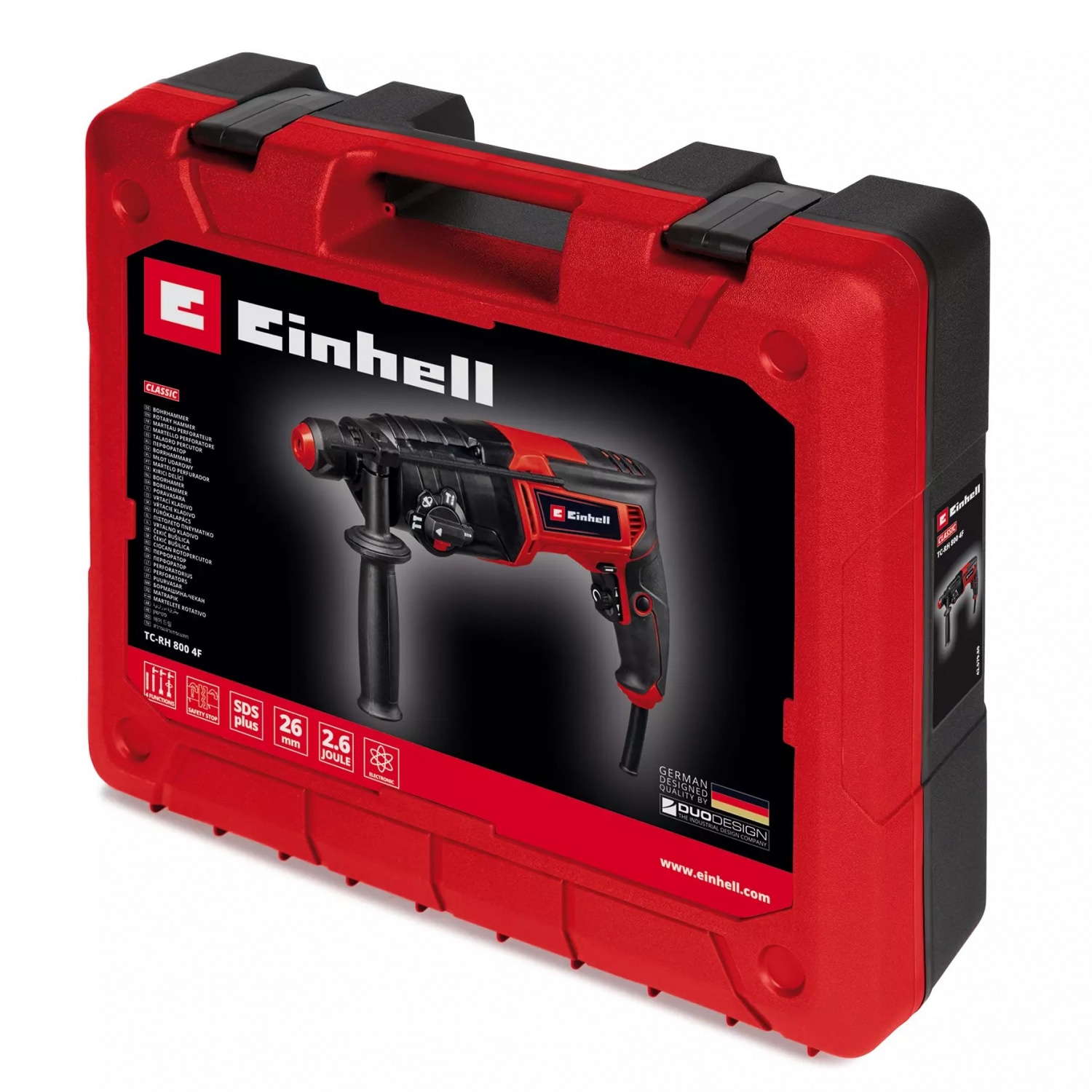Einhell สว่านโรตารี่ไฟฟ้า ขนาด 26มม. กำลังไฟ 800W รุ่น TC-RH 800 4F