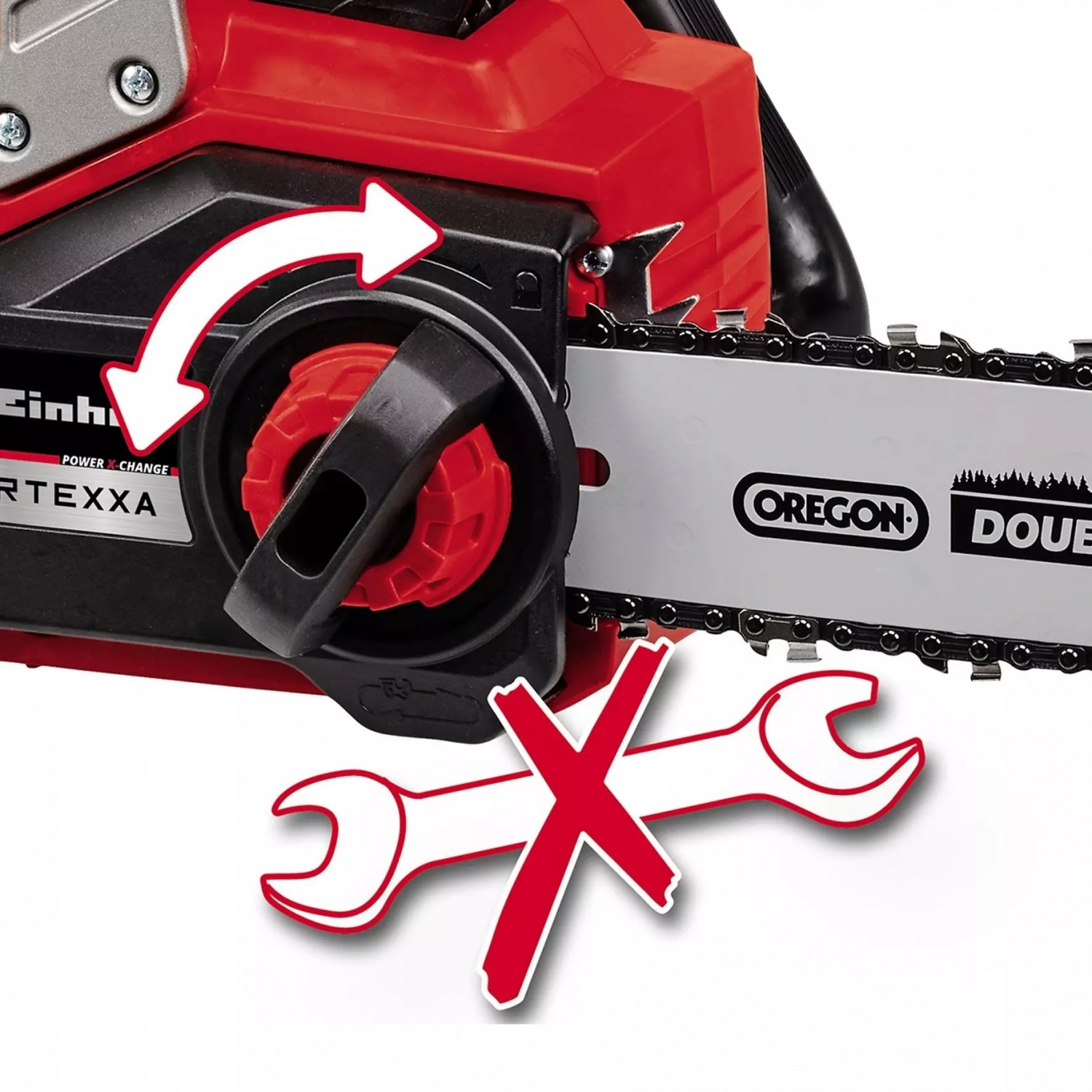Einhell เลื่อยโซ่ไร้สาย ขนาด 18V ความยาวบาร์โซ่30cm. รุ่น FORTEXXA 18/30 Brushless Solo