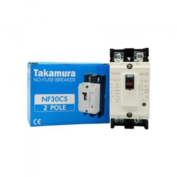 TAKAMURA ออโต้เบรกเกอร์ รุ่น TNF30CS-2P20A-MT สีครีม