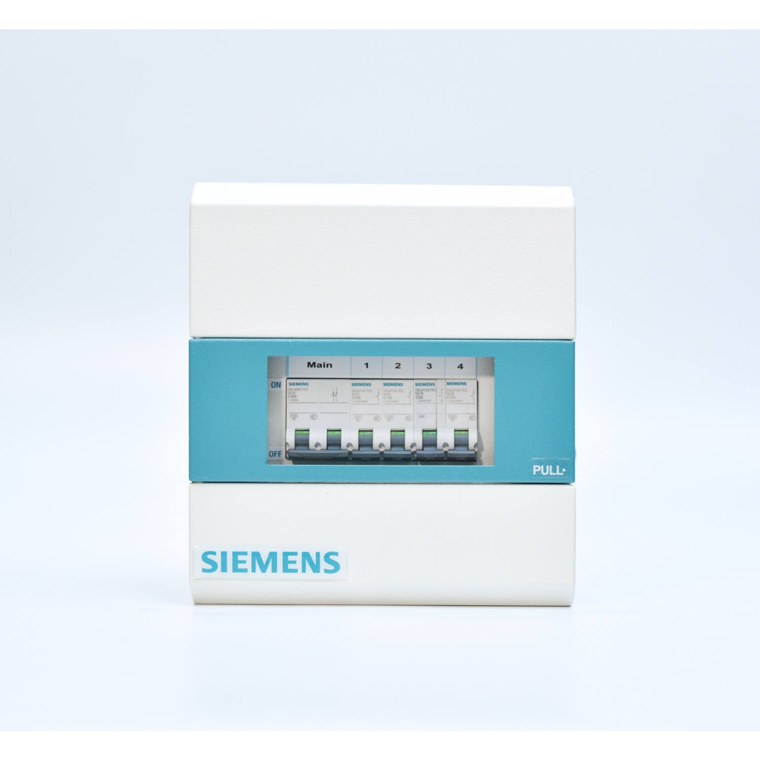 SIEMENS ตู้คอนซูเมอร์ยูนิต ครบชุด 4 ช่องเมน 50 แอมป์