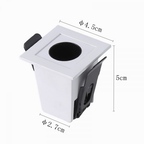 EILON ดาวน์ไลท์ 1x2W แสงวอร์ม รุ่นTL-2201/WH สีขาว