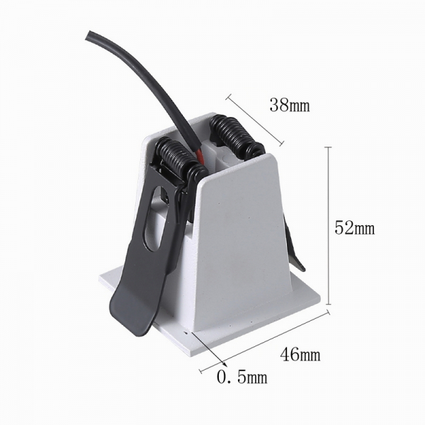 EILON ดาวน์ไลท์ 1x2W แสงวอร์ม รุ่นTL-2201/WH สีขาว