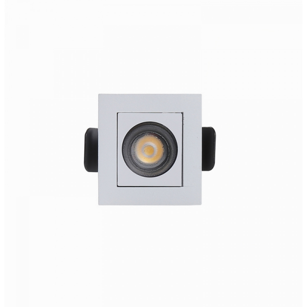EILON ดาวน์ไลท์ 1x2W แสงวอร์ม รุ่นTL-2201/WH สีขาว