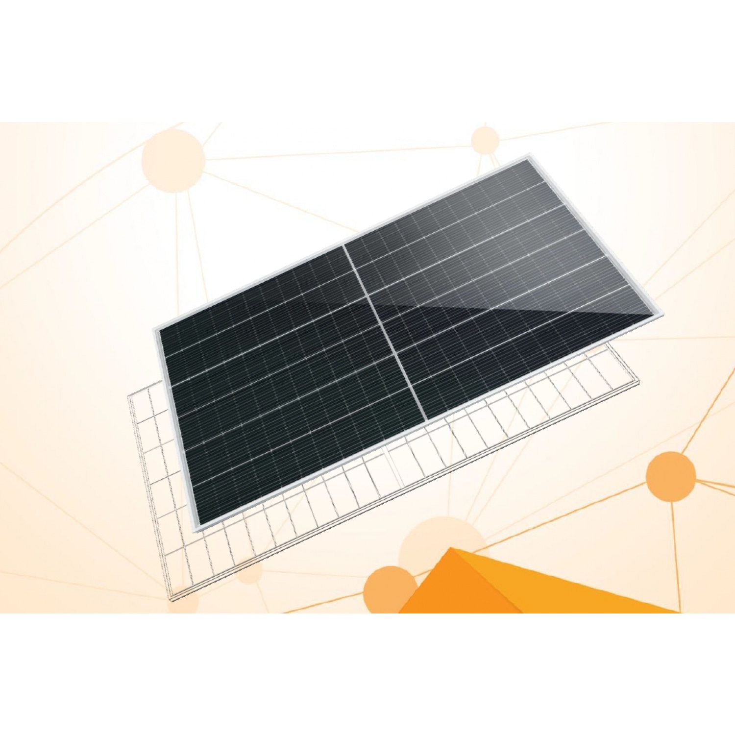 GT แผงโซล่าเซลล์ 625W MONOCRYSTALLINE รุ่น ZY625G12RNHB-132(625W) Dual Glass 2382x1134x30mm