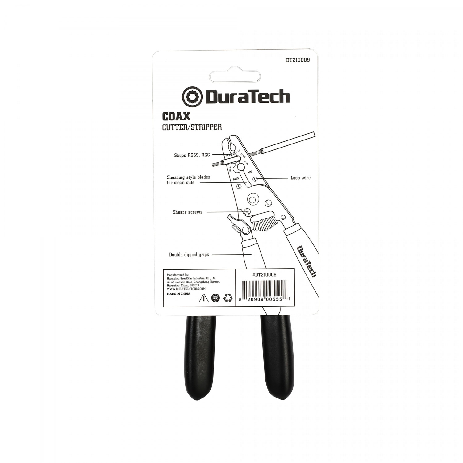 Duratech คีมปอกสายเคเบิล รุ่น DT210009