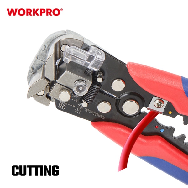 WORKPRO คีมปอกย้ำสายไฟอัตโนมัติ 3-in-1 รุ่น WP291007