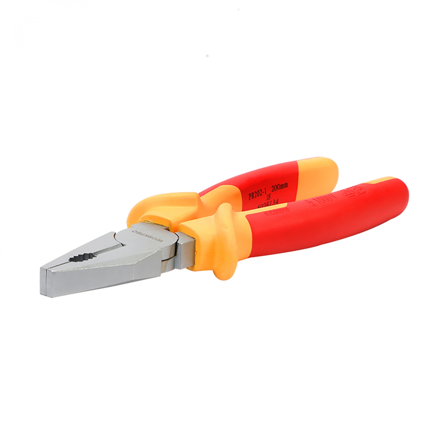 WORKPRO คีมปากจิ้งจกหุ้มฉนวนกันไฟ CR-V ขนาด 200 มม. (8 นิ้ว) รุ่น WP342017