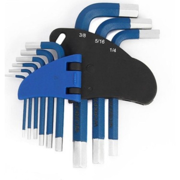 WORKPRO ชุดประแจแอลหกเหลี่ยม ชนิดงานหนัก ชุด 9 ชิ้น HEX KEY SET(METRIC) รุ่น WP222014