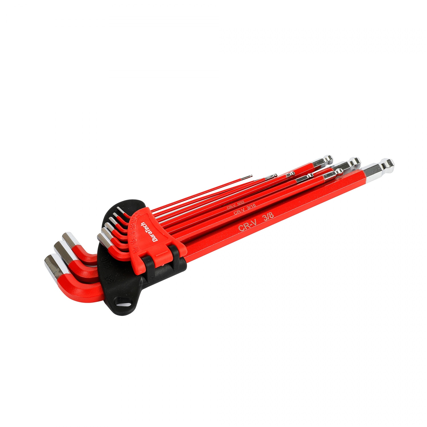 Duratech ชุดประแจหกเหลี่ยมหัวบอล 9 ชิ้น แบบยาว (SAE) รุ่น DT404078