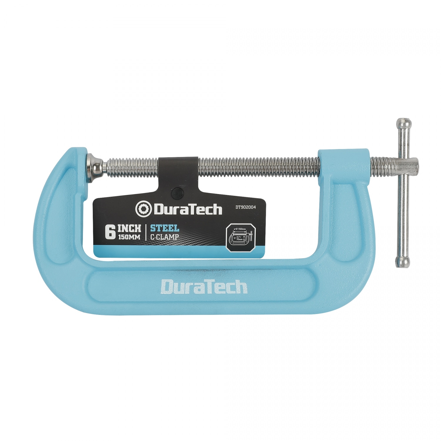 Duratech แคลมป์จับชิ้นงานตัวซี ขนาด 6 นิ้ว รุ่น DT902004