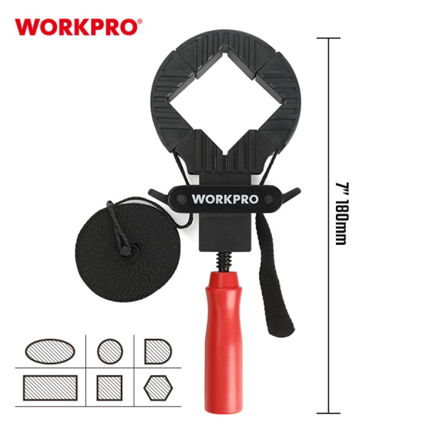 WORKPRO แคมป์เข้ามุมแบบสายรัด WP232044