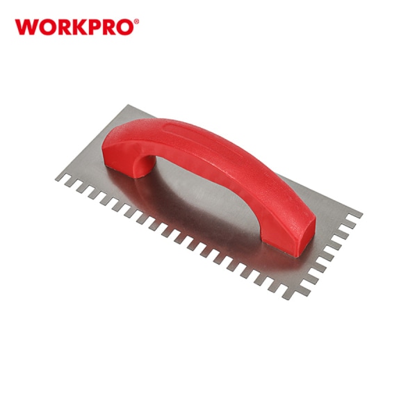 WORKPRO เกรียงหวีด้ามพลาสติก ฟันขอบหยัก 8 x 8 มม. รุ่น WP323012