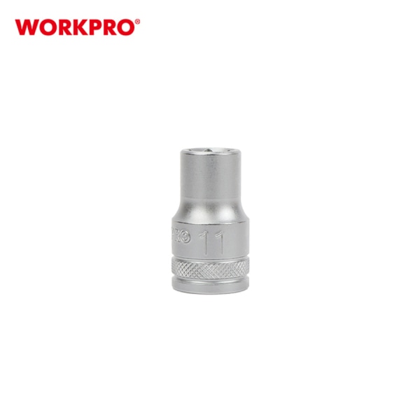 WORKPRO ลูกบ๊อกซ์สั้น 6 เหลี่ยม 11มม. 1/2นิ้ว WP274092