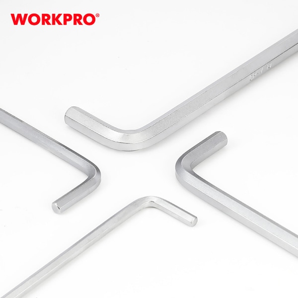 WORKPRO ชุดประแจแอลโลหะหัวบอล 9 ชิ้น WP222006