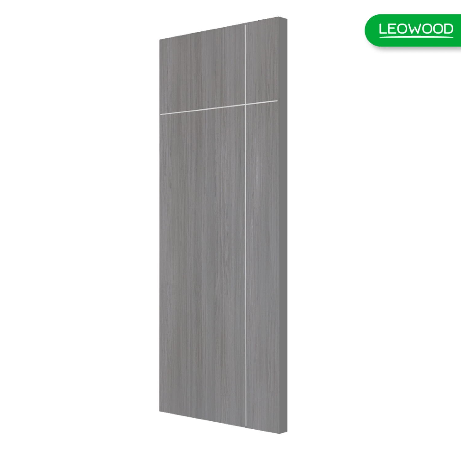 LWD ประตู UPVC ภายใน สี Light Gray ลาย 63 ขนาด 3.5x90x200 ซม.