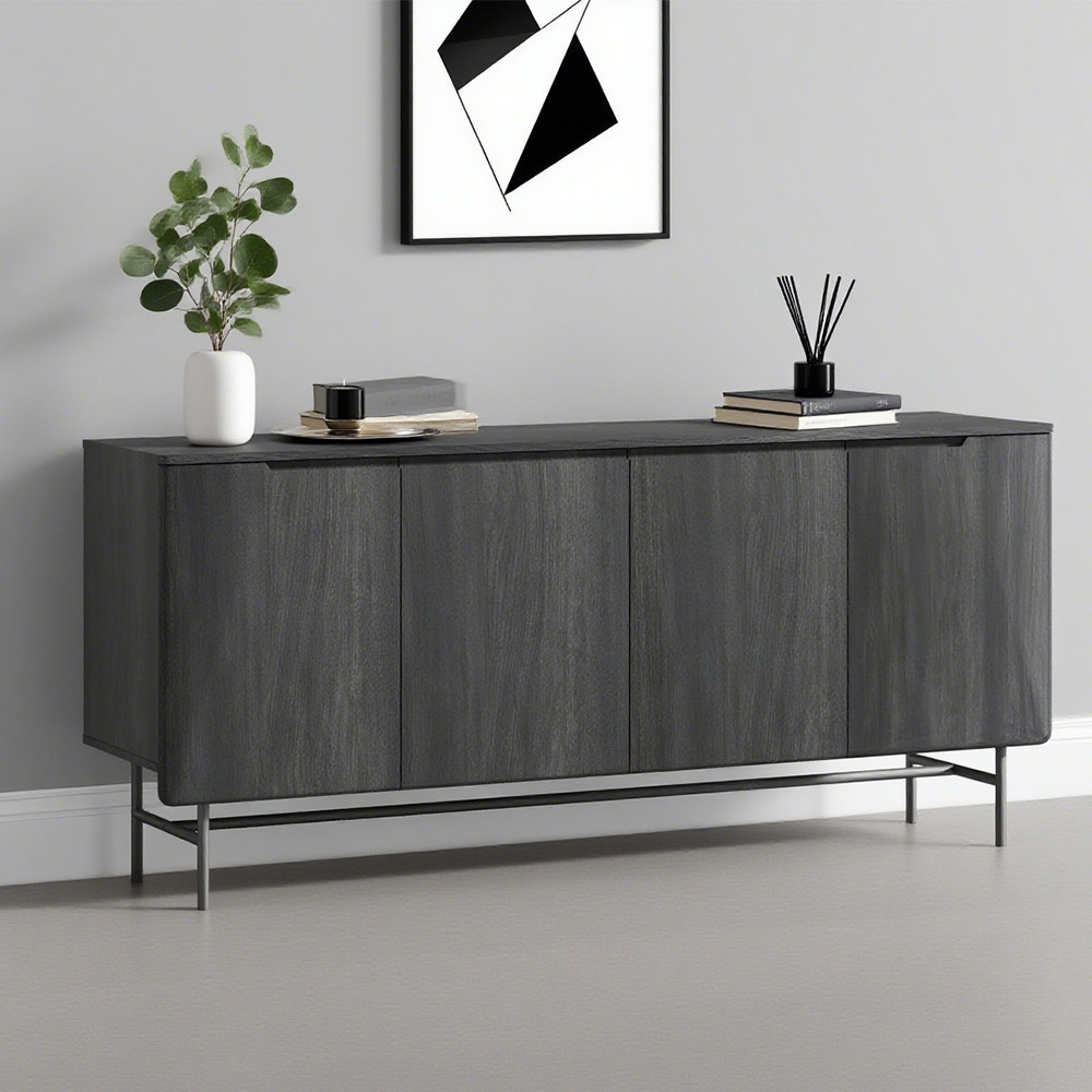 DELICATO ชั้นวางทีวี รุ่น DELTO ขนาด 40x172.80x73 ซม. สีเทา