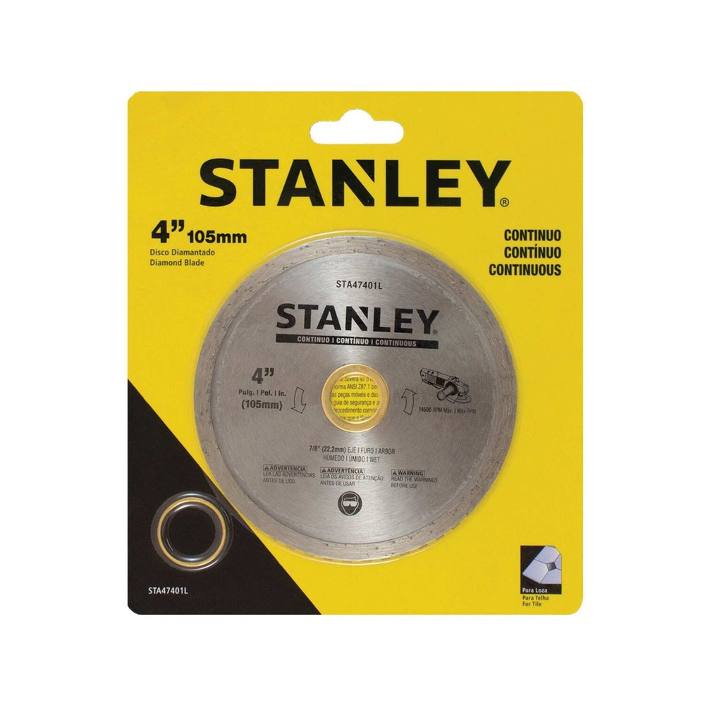 STANLEY ใบเพชร 4 นิ้ว Continuous ตัดคอนกรีต รุ่น STA47401L