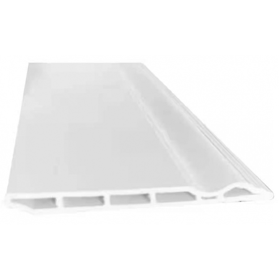 GREAT WOOD ไม้บัวล่าง PVC รุ่น SKG013 90x10×3000มม. สีขาว