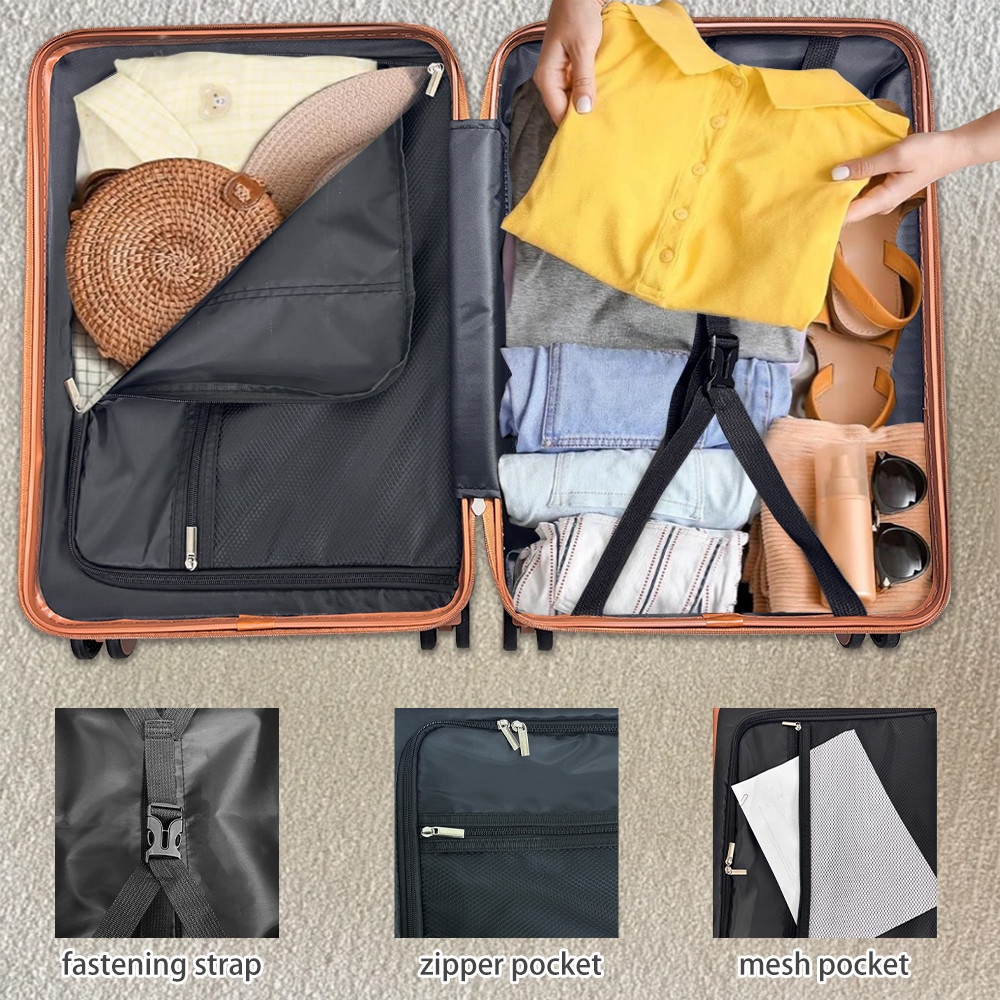 WETZLARS กระเป๋าเดินทางแบบด้านจับยาว ขนาด 20 นิ้ว รุ่น Jasper-01 ขนาด 22x36x53 ซม. สีดำโอนิกซ์