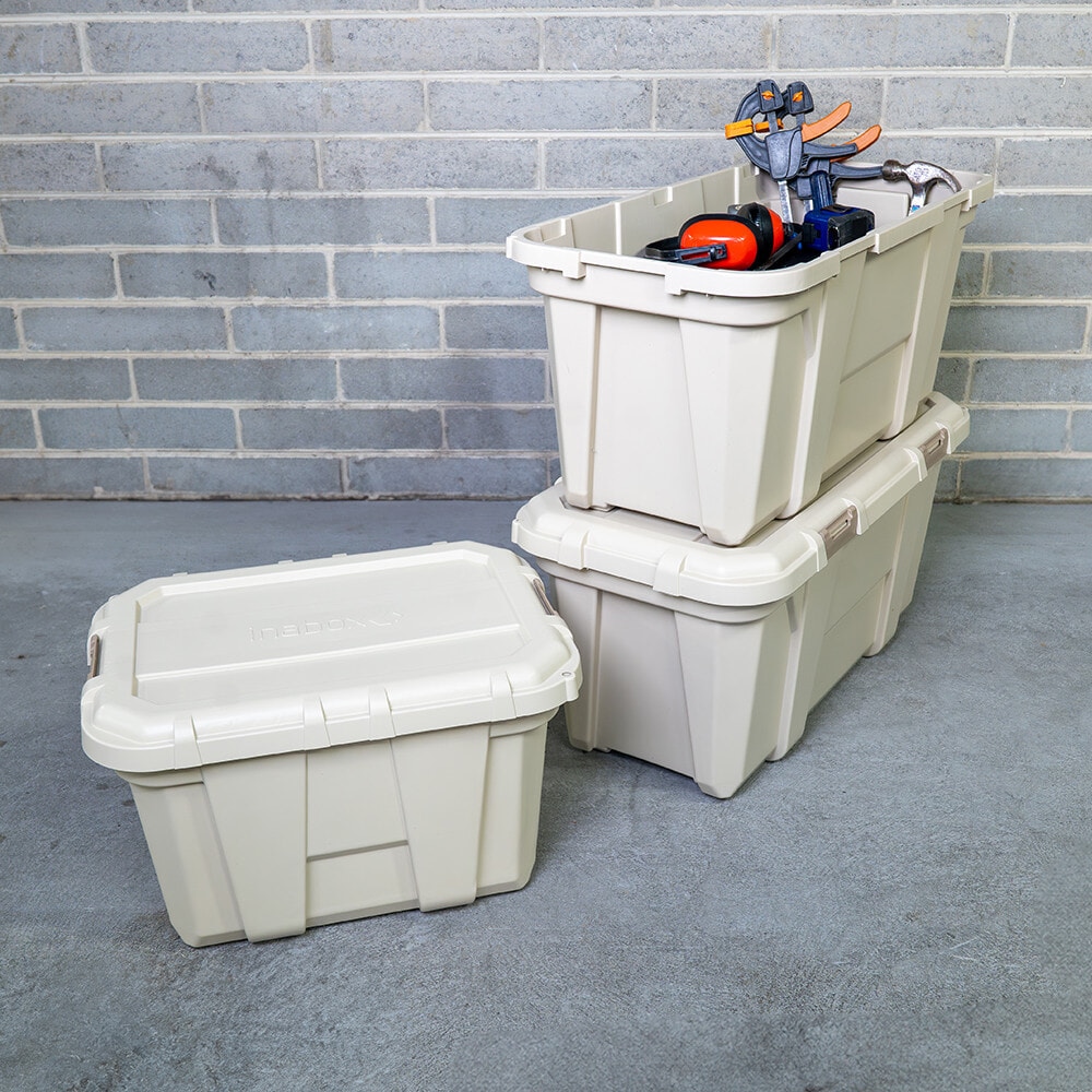 INABOX กล่องเก็บของ Heavy Armour N80203BG-65L ขนาด 78x37x38.3 cm. สีเบจ
