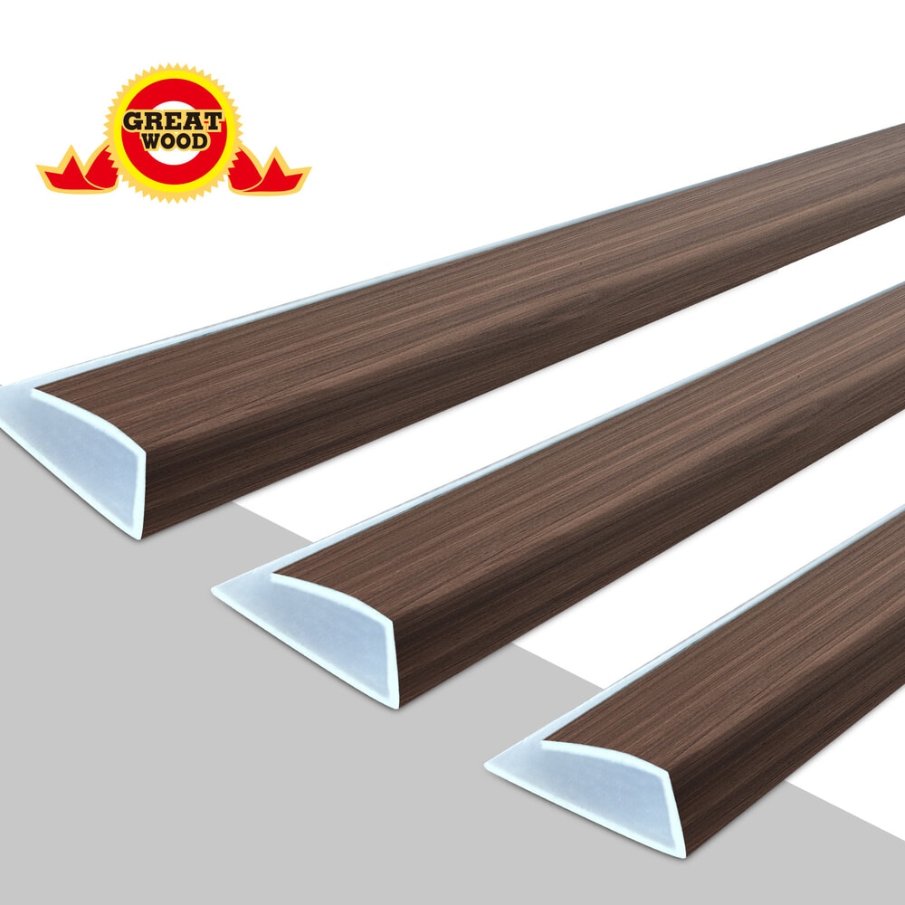 GREAT WOOD ยูคลิปPVC รุ่นGPPVC3.7-1-EB ขนาด 2.7x290x1.3 ซม. Brown 1-1