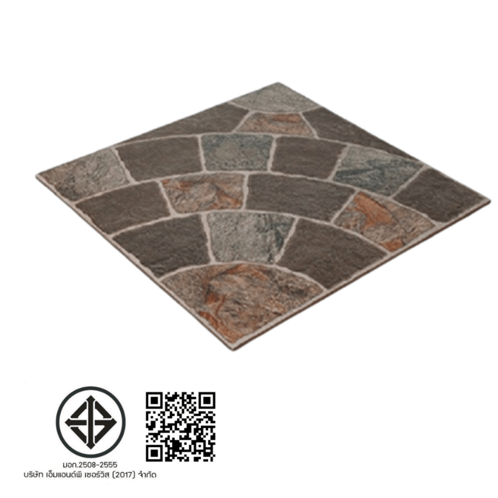 Marbella กระเบื้องเซรามิคปูพื้น 40X40 ซม. รุ่น เซอร์ริส-เกรย์ HP4405 Matt (12P)