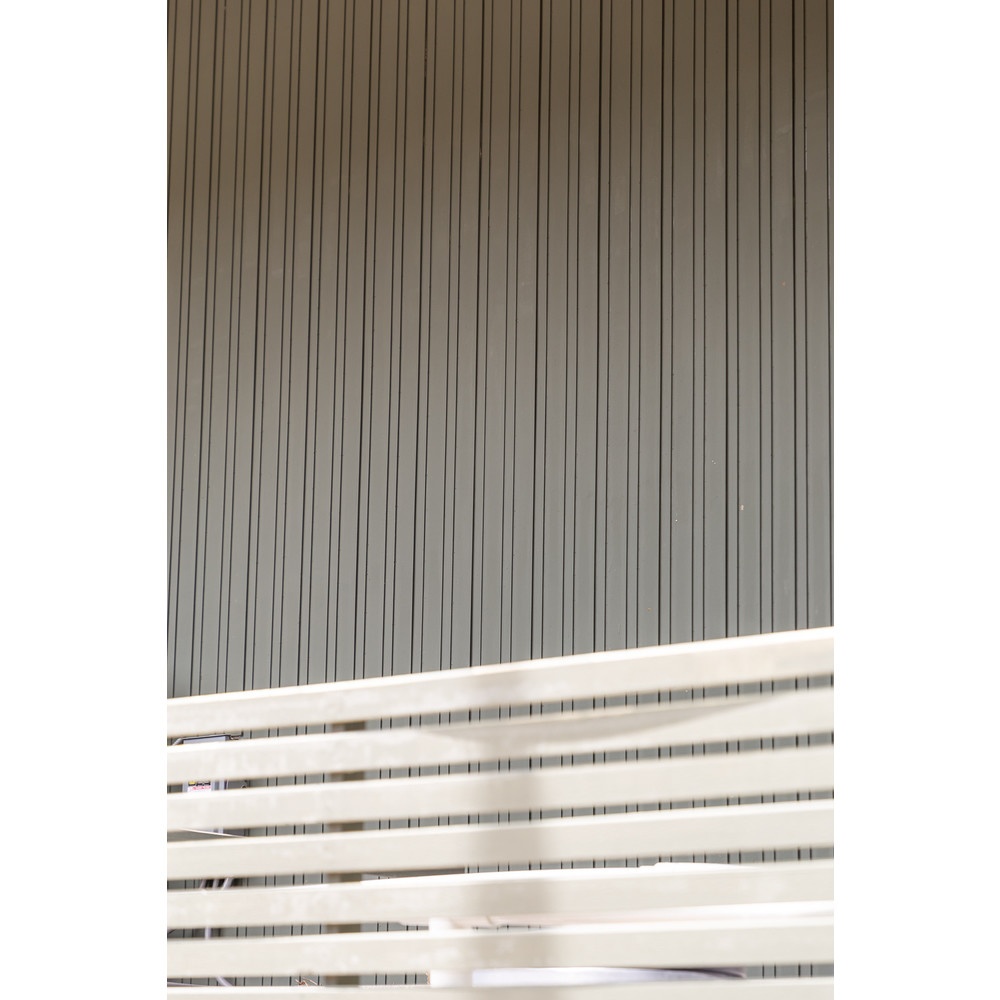 เฌอร่า ไม้ฝาบังใบ สเปลนดิด รุ่นดีไลน์ DX12 ลายเสี้ยน 1.0x22x300ซม. สีธรรมชาติ