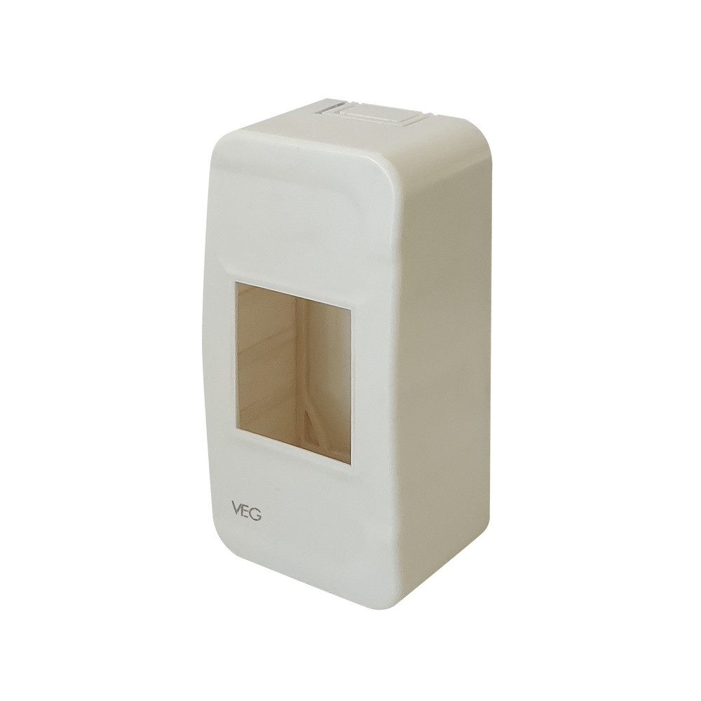 V.E.G. กล่องเบรกเกอร์ แบบวางลอย 2x4 รุ่น GPSU02 สีขาว