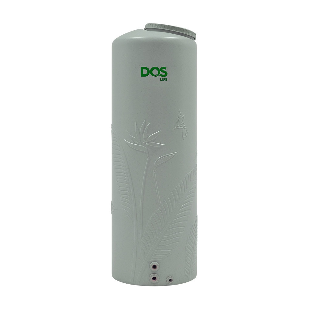 DOS ถังเก็บน้ำบนดินลายแกรนิต Paradise Silver Combac ขนาด 700L สี Granite Gray