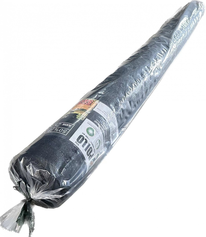 POLLO สแลน HDPE รุ่น7SH3314-50 ขนาด2x100ม. 50%(สามเข็ม) สีดำ