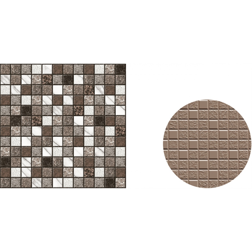 Marbella กระเบื้องเซรามิคปูพื้น 40X40 ซม. รุ่น โมเสก HK2409 Matt (12P)