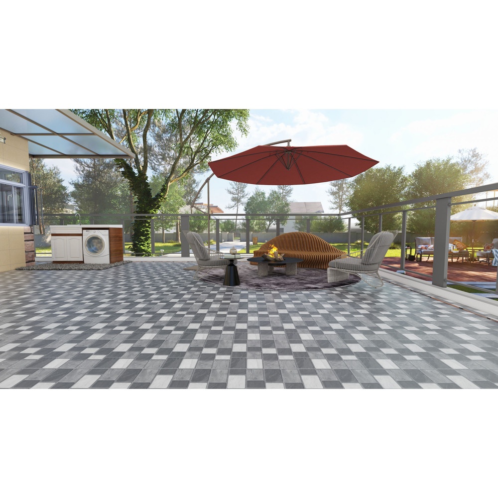 Marbella กระเบื้องเซรามิคปูพื้น 40X40 ซม. รุ่น ZY611 Matt (12P)