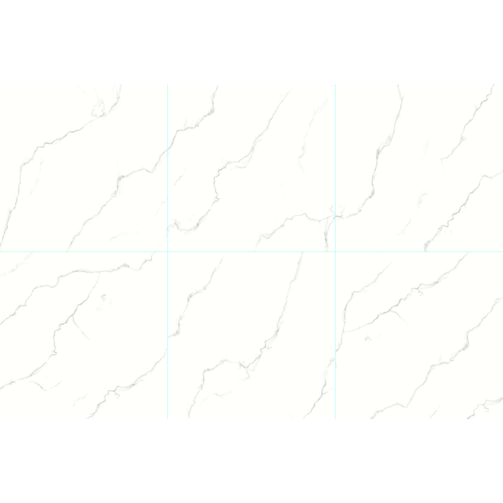 Marbella กระเบื้องพอร์ซเลนปูพื้น 60x60 ซม. รุ่น คาราร่า ไวท์ คลาสสิก TSJ68 ผิวเงา random (4P)