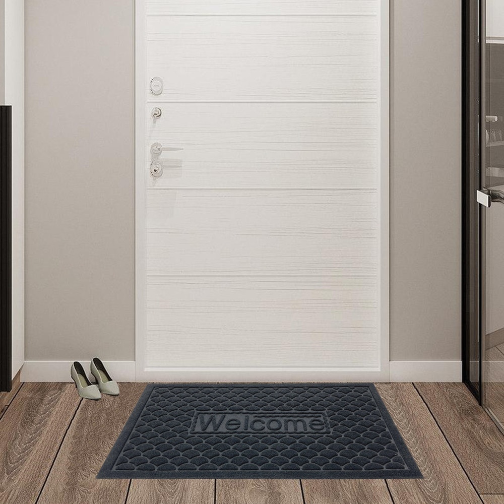 COZY พรมเช็ดเท้าดักฝุ่น
รุ่น LOBBY-07 ขนาด 45×75×0.5 ซม. สีเทา