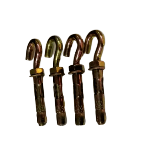 พุคตะขอเหล็ก M10 รุ่น EH-007 (4ชิ้น/แพ็ค) FIX-XY