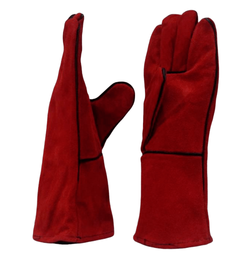 ถุงมือเชื่อม รุ่น JR-WGR 14 นิ้ว สีแดง