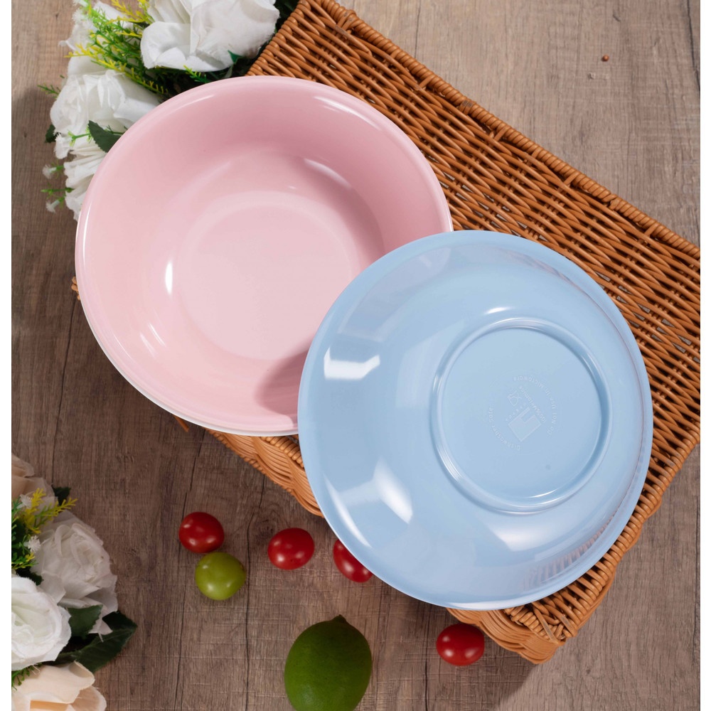 ADAMAS ถ้วยเมลามีน 7.5 นิ้ว สีฟ้า PONY-BL