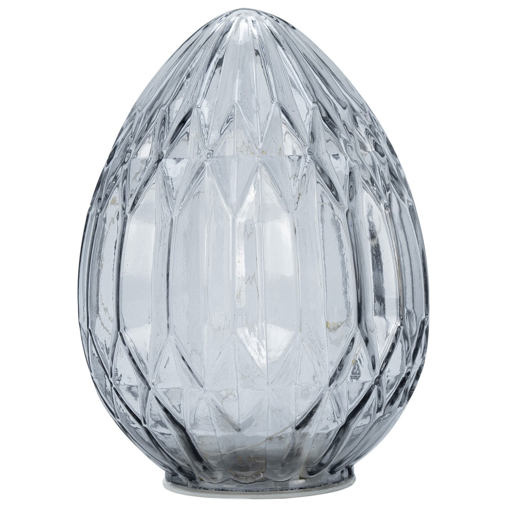COZY เทียน LED รูปทรงไข่ รุ่น EASTER-GY ขนาด 14x14x19ซม. สีเทา