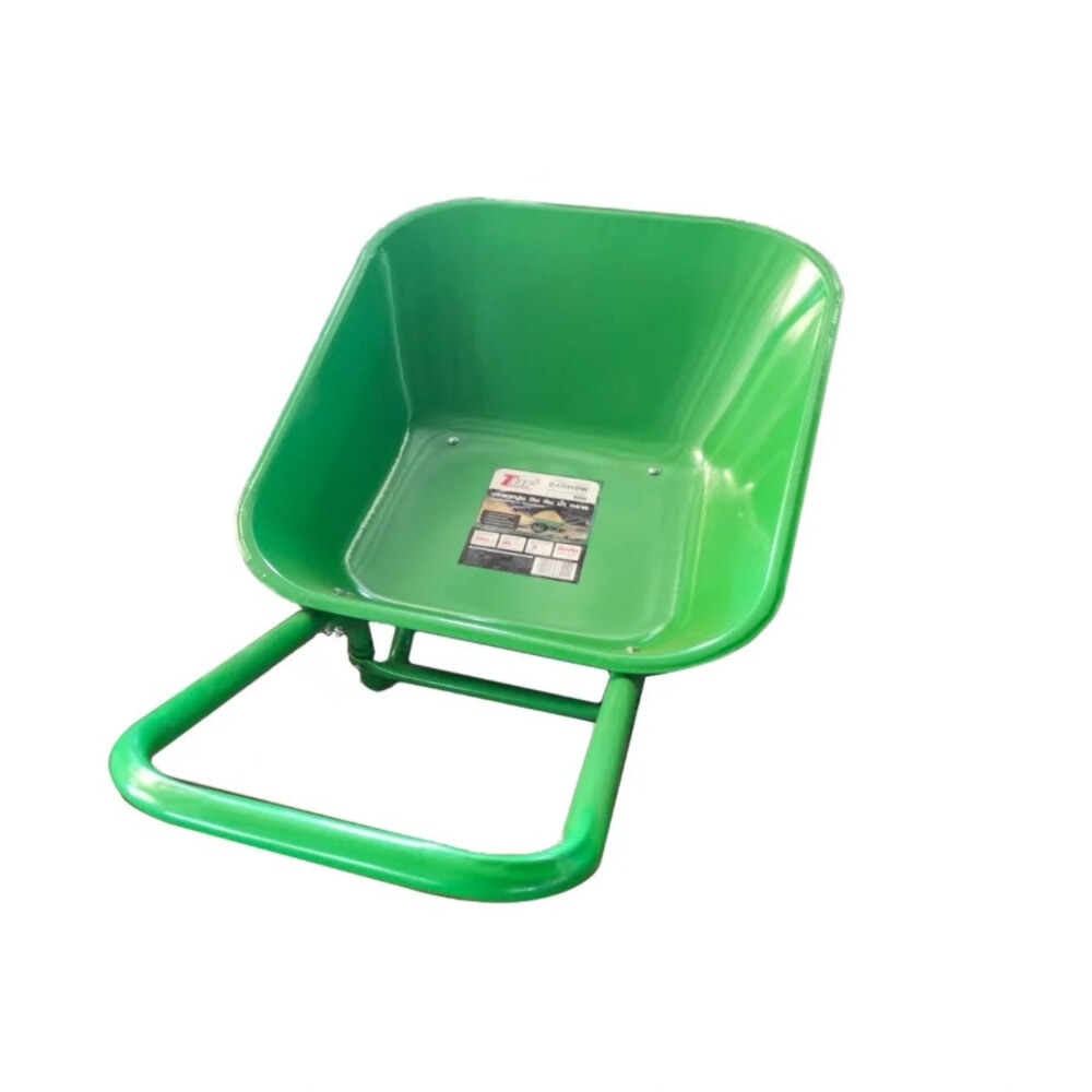 TUF รถเข็นปูนล้อคู่ (ล้อตัน) รุ่น HB4511A/O ขนาด 670x1230x620mm. (รับน้ำหนัก250kg./65ลิตร) สีเขียว
